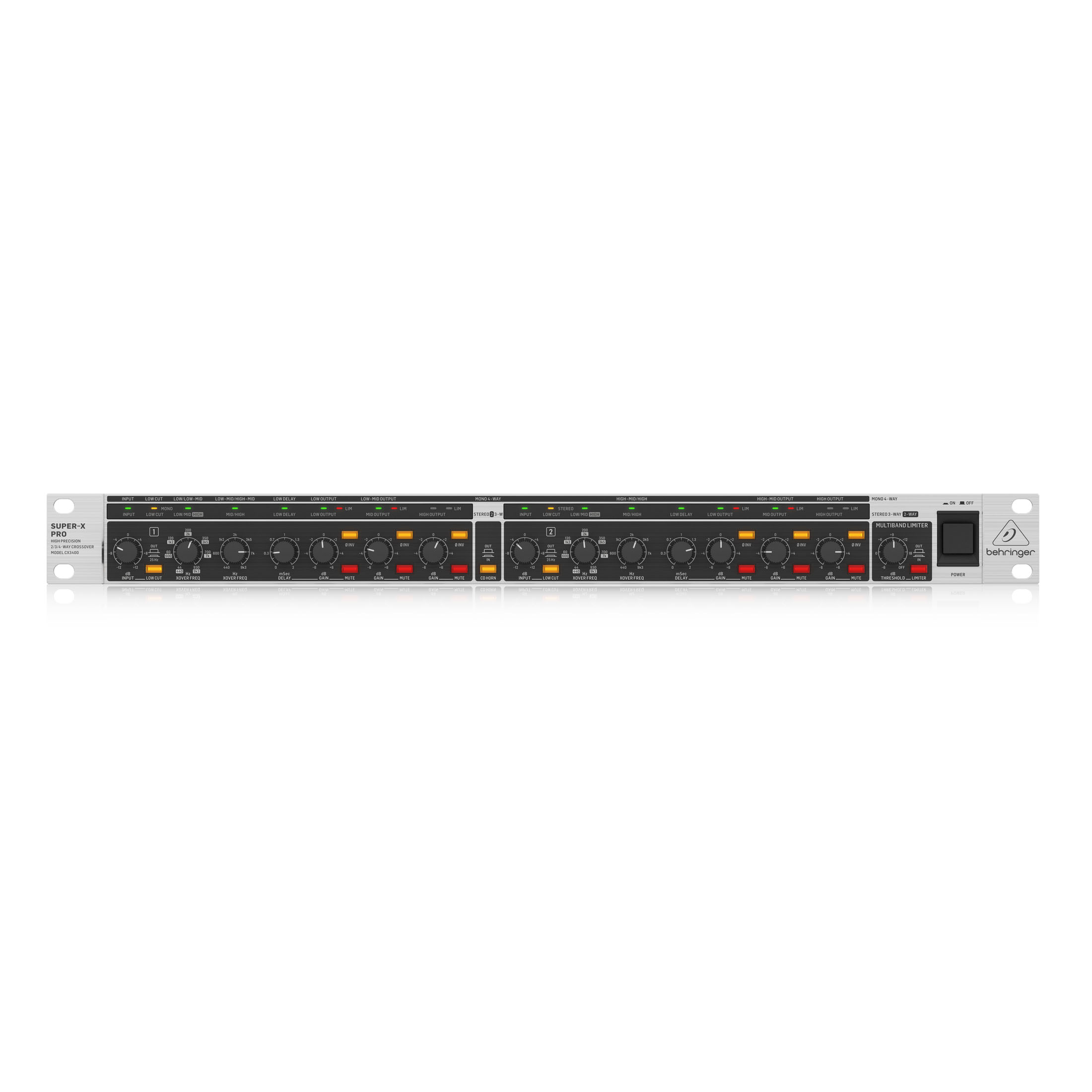 BEHRINGER [CX3400 V2] ステレオクロスオーバー / チャンネルデバイダー