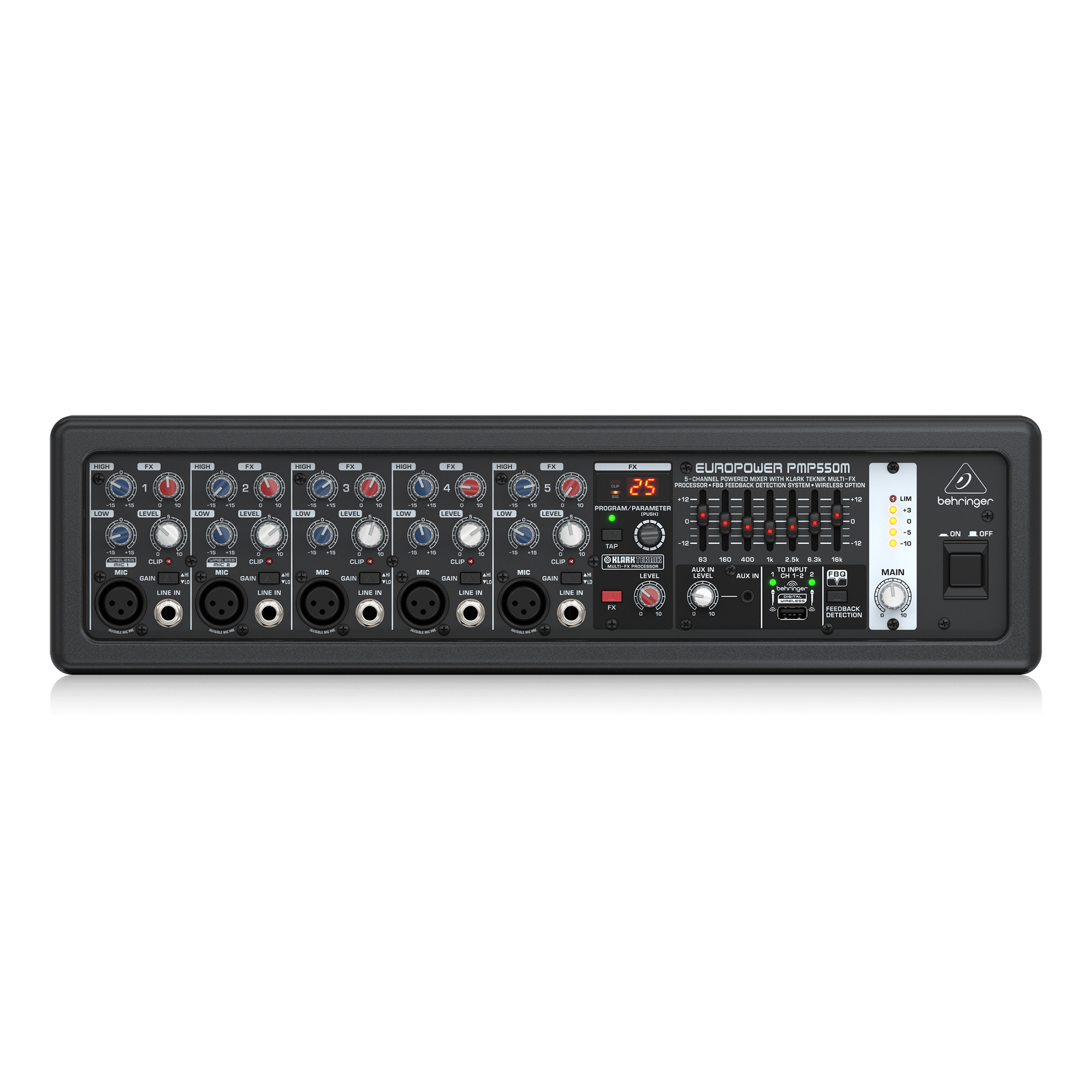 BEHRINGER [PMP550M EUROPOWER] パワード･ミキサー (ボックスタイプ)