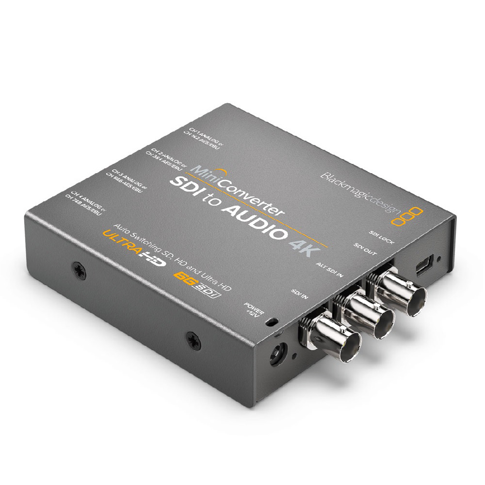 Blackmagic Design [Mini Converter - SDI to Audio 4K] 放送用コンバーター