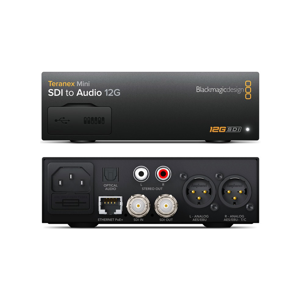 Blackmagic Design [Teranex Mini - SDI to Audio 12G] 放送用コンバーター