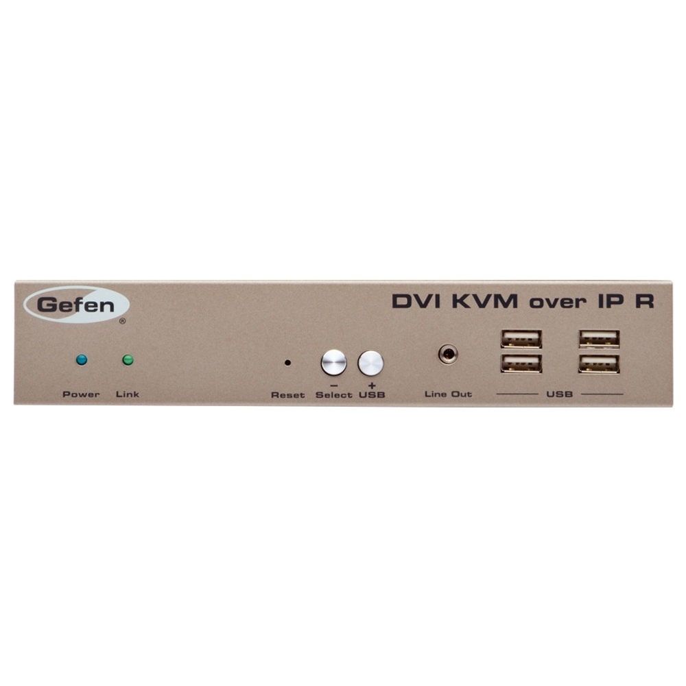 Gefen [EXT-DVIKVM-LAN-LRX] OverIP延長機 箱痛みアウトレット