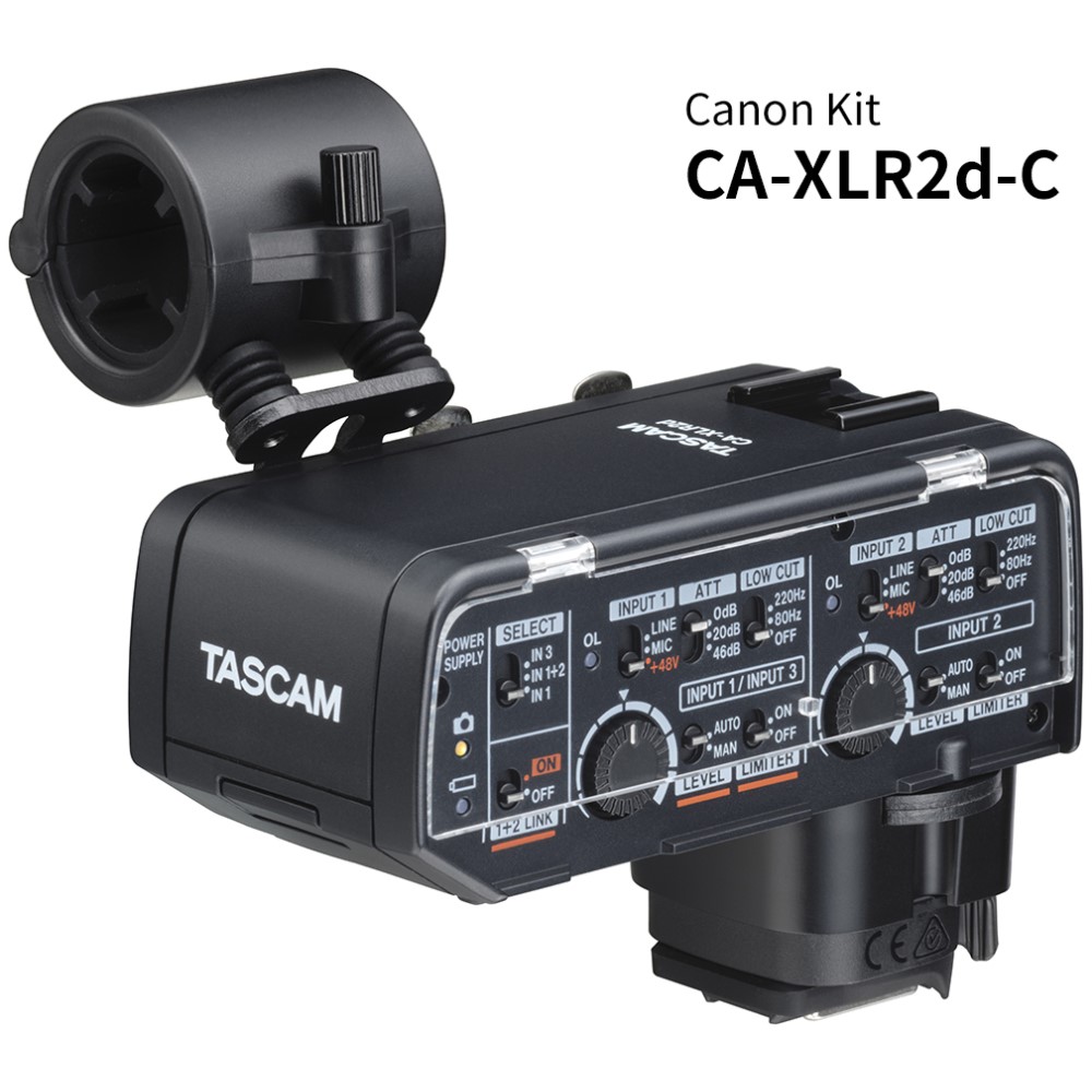 TASCAM [CA-XLR2d-C] XLRマイクアダプター キヤノンキット