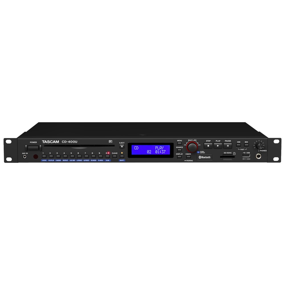 TASCAM [CD-400U] Bluetooth/AM･FM搭載 CD/SD/USBプレーヤー