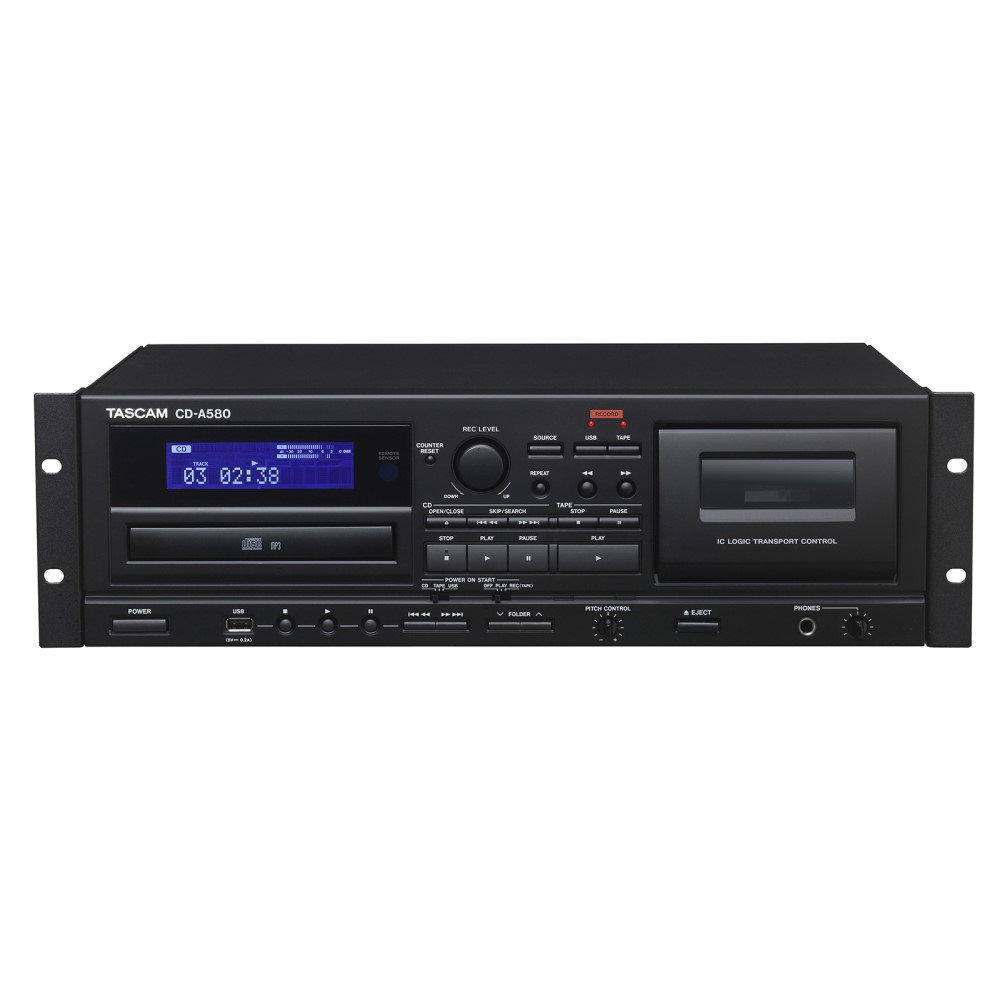TASCAM [CD-A580 v2] 業務用カセットレコーダー/CDプレーヤー