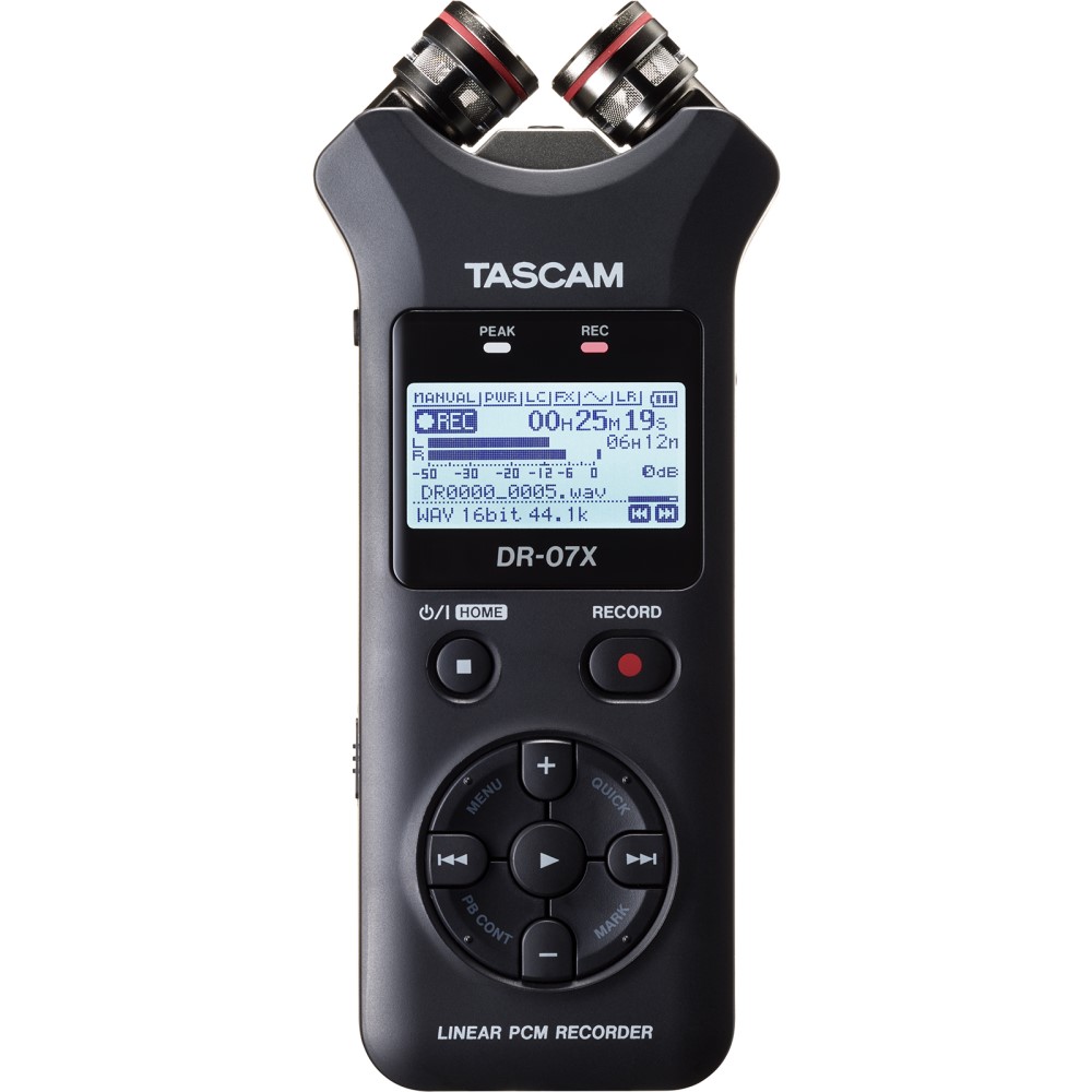 TASCAM [DR-07X] USB オーディオインターフェース搭載 ステレオオーディオレコーダー