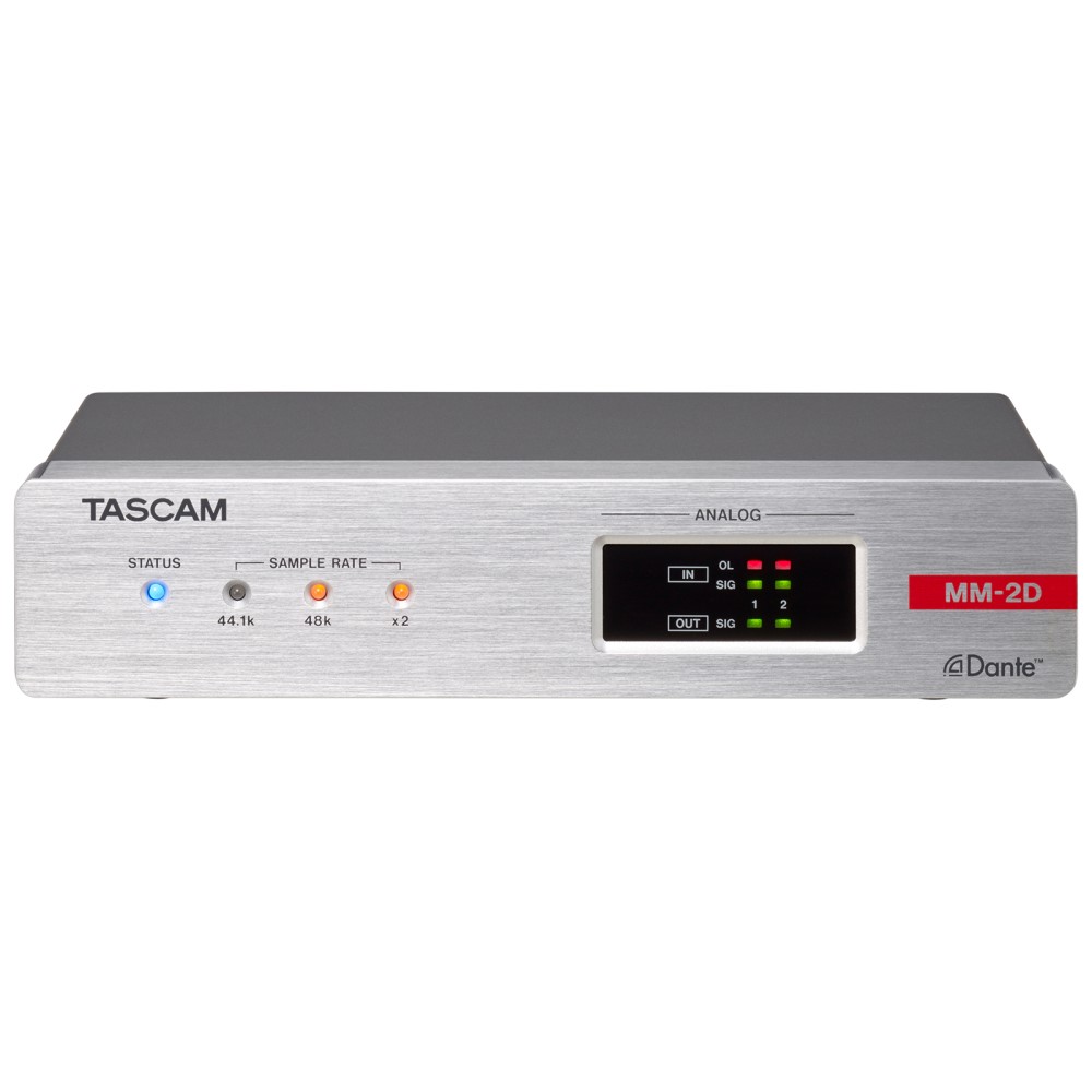 TASCAM [MM-2D-E] DSPミキサー内蔵2マイク/ライン入出力Danteコンバーター